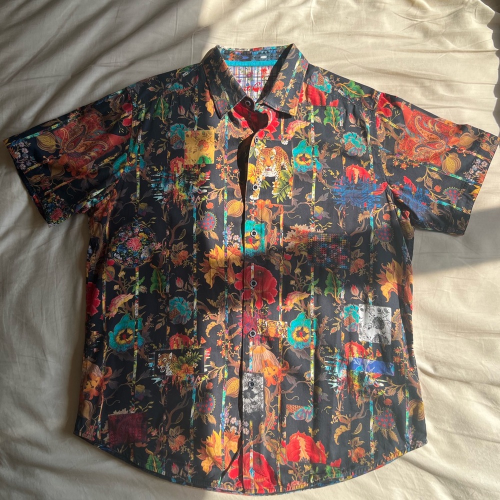 Robert Graham limited edition print short sleeve button up